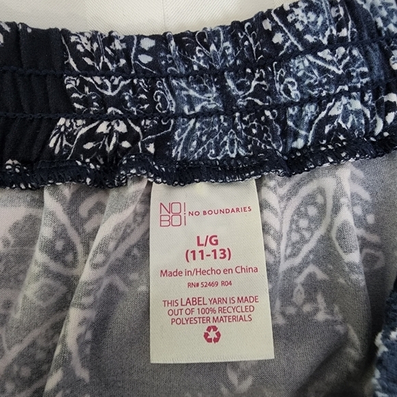 No Boundaries Women's 2pc. Blue Halter Top & Skirt Size XL NWT - Picture 3 of 7